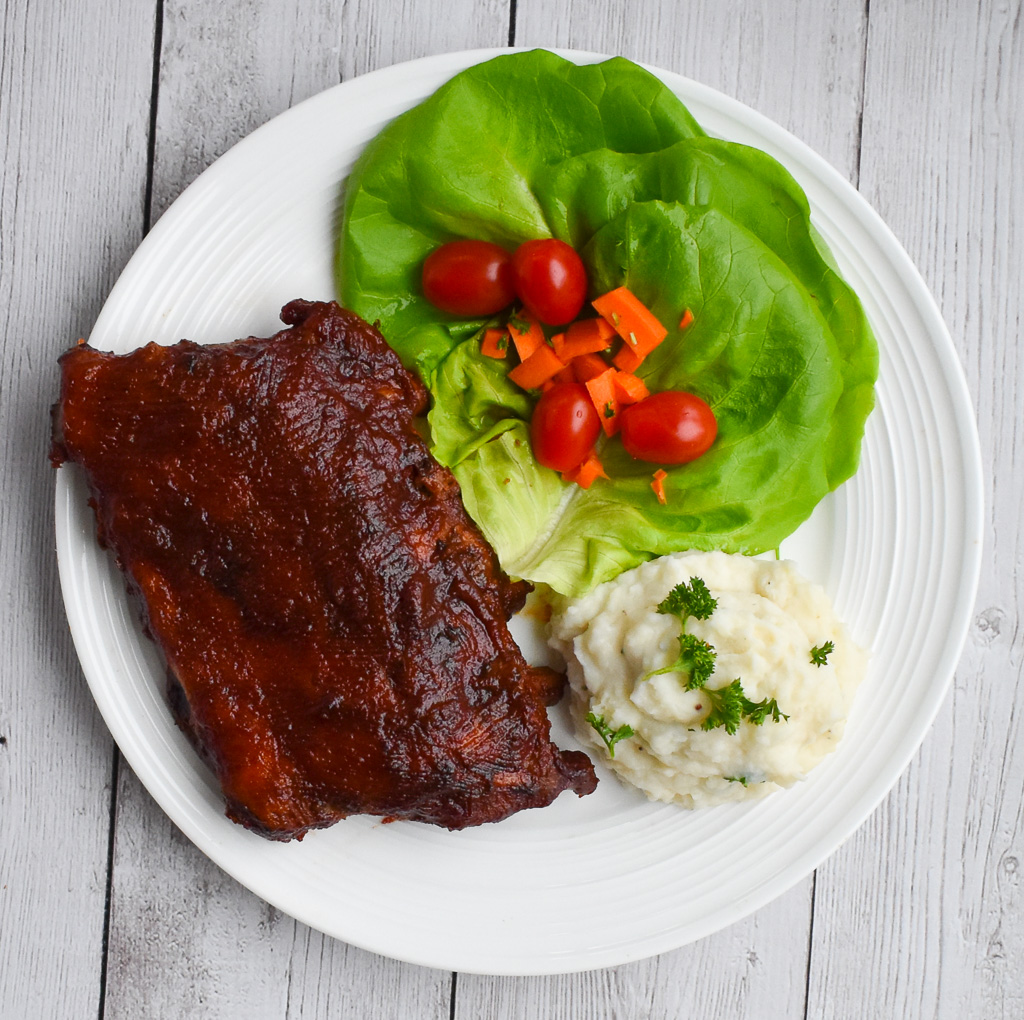 Low FODMAP skillet baby back ribs