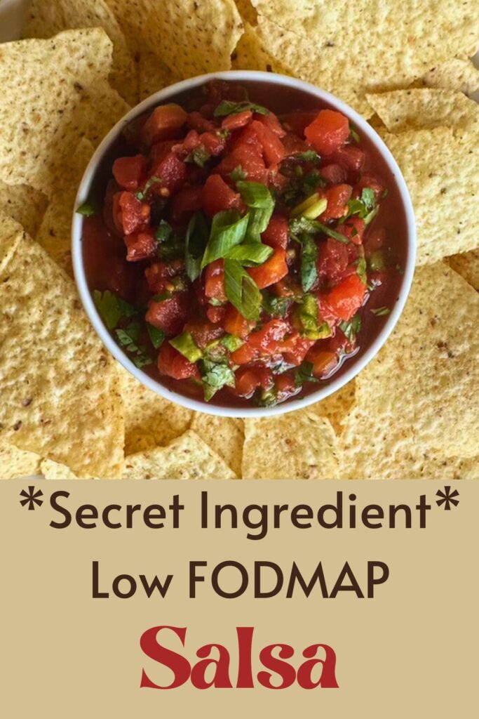 secret ingredient low fodmap salsa