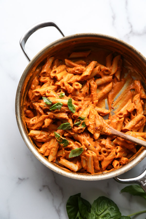 Low FODMAP vodka sauce