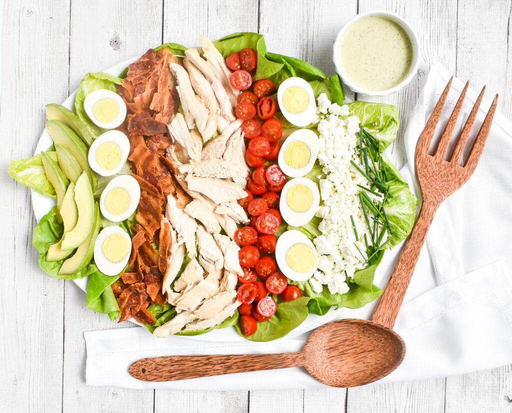 Low FODMAP Cobb salad